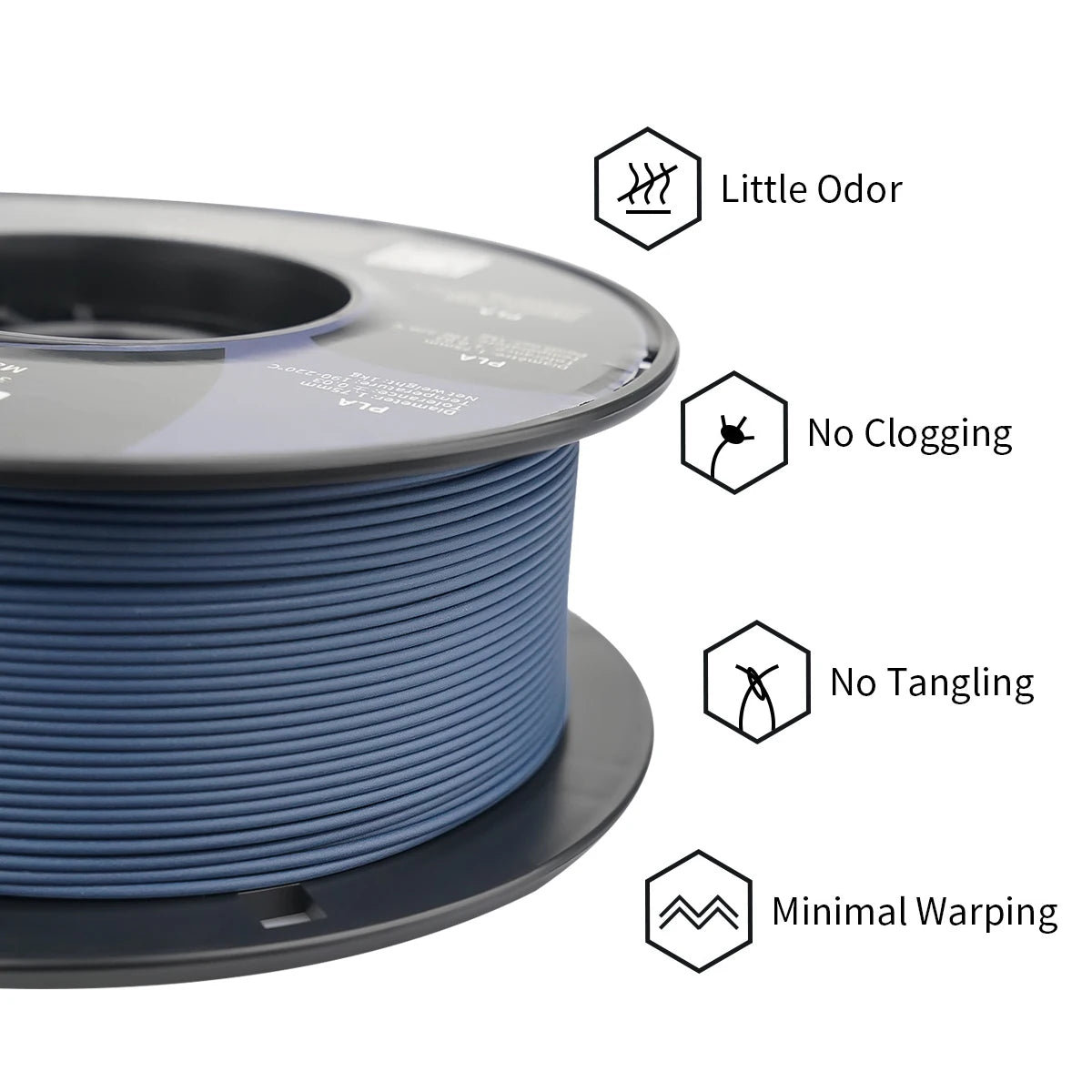 ERYONE PLA Matte Premium Filament 3D Print, Multicolour Available, 1KG/Spool