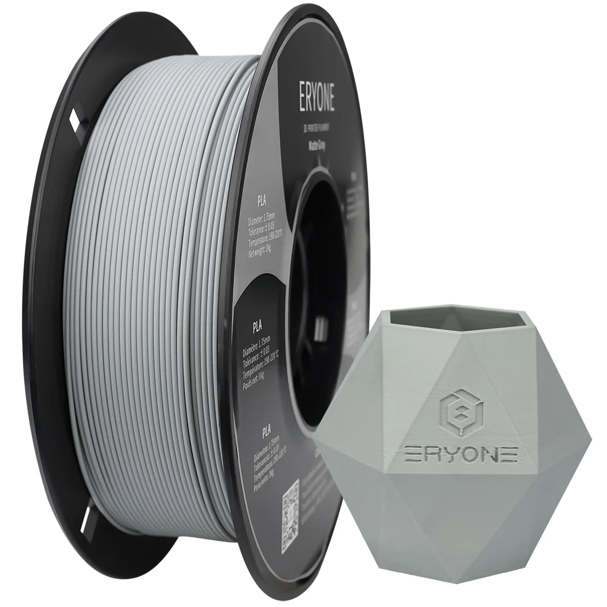 ERYONE PLA Matte Premium Filament 3D Print, Multicolour Available, 1KG/Spool