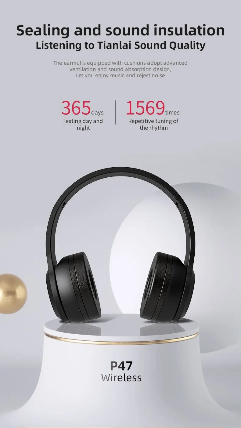 ALYNIC 5.0 Bluetooth Folding Series Wireless Sports Game Headset