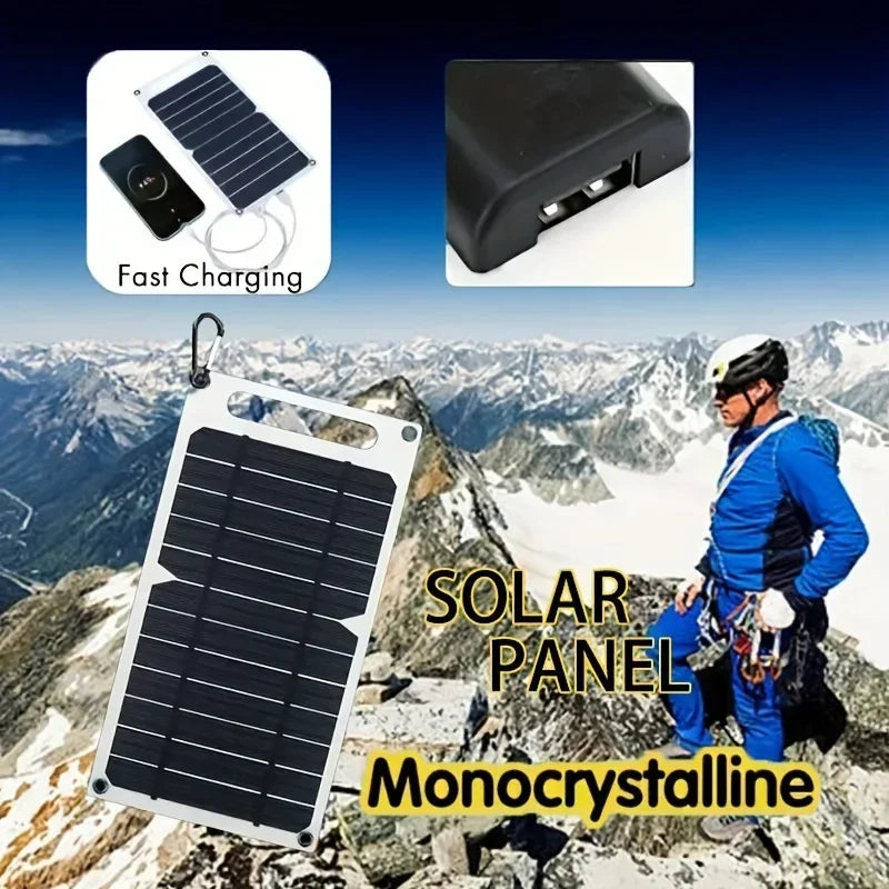 Portable 35W 5V Solar Panel Plate Charger With USB Safe Stabilize