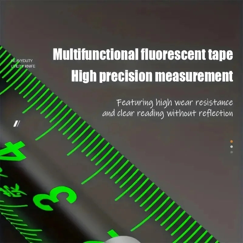 Precision Fluorescent Measure Tape Waterproof And Wear-Resistant Multipurpose