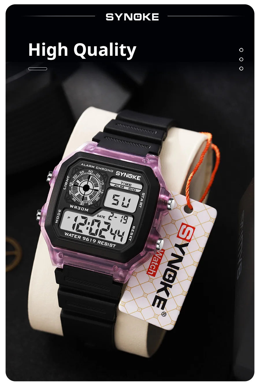 SYNOKE Digital  Men and Women Sport Watch