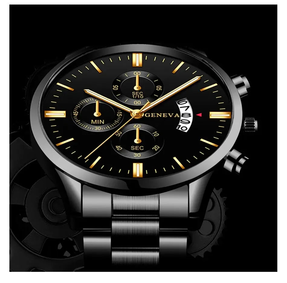 Luxury Men Fashion Stainless Steel Watch