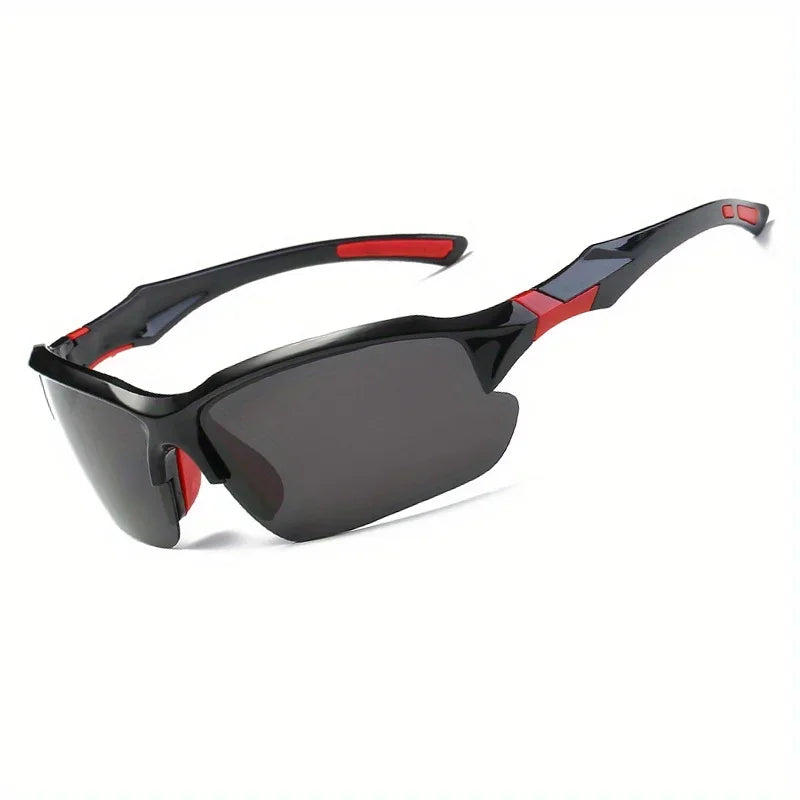 Outdoor Polarized Fashionable Sports Glasses for Men and Women, Windproof Suitable for Baseball Running Golf and Driving