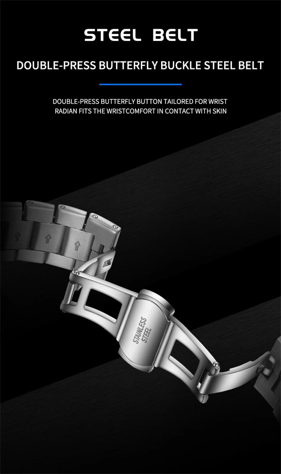 JOOENIOK Top Luxury Waterproof Luminous Men Watch