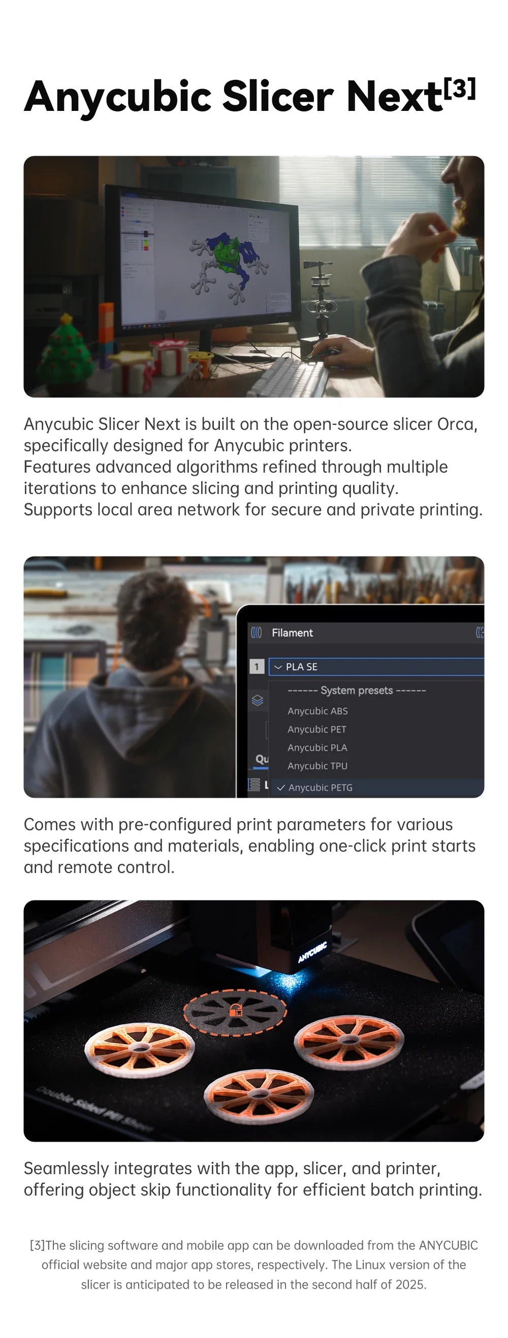 New!ANYCUBIC Kobra 3 V2 Combo 600mm/s Fast Printing 3D Printer 8 Colors ACE Pro Filament Auto Leveling FDM Desktop 3D Printer