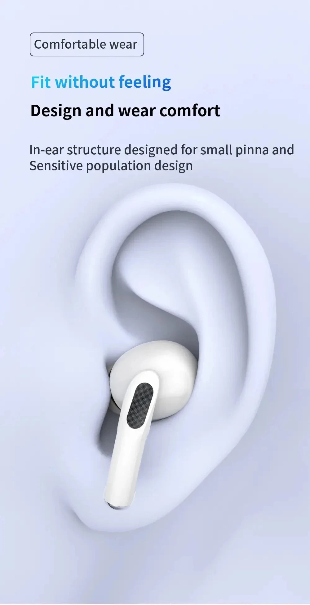 Wireless Bluetooth Earphones  Sport Noise Cancelling Headset For iPhone Android