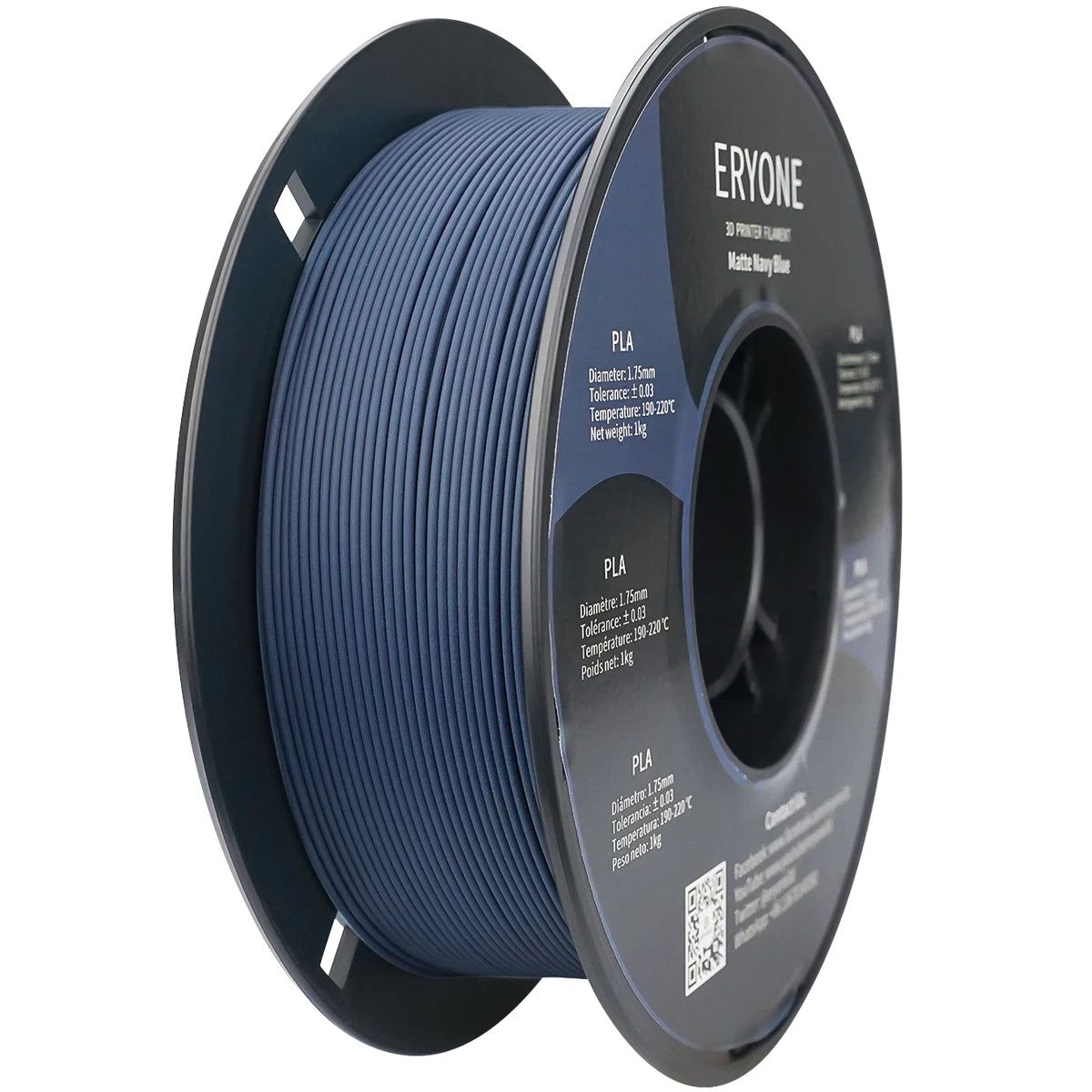 ERYONE PLA Matte Premium Filament 3D Print, Multicolour Available, 1KG/Spool