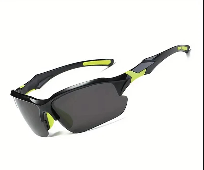 Outdoor Polarized Fashionable Sports Glasses for Men and Women, Windproof Suitable for Baseball Running Golf and Driving