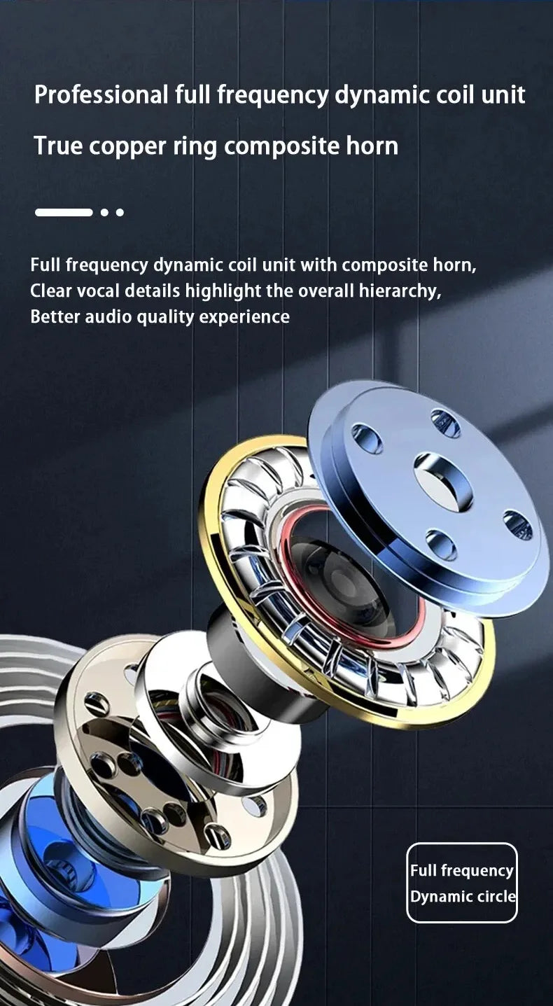 SJUJ Wireless Ear hook Sports HIFI Stereo Waterproof Earbuds With Mic