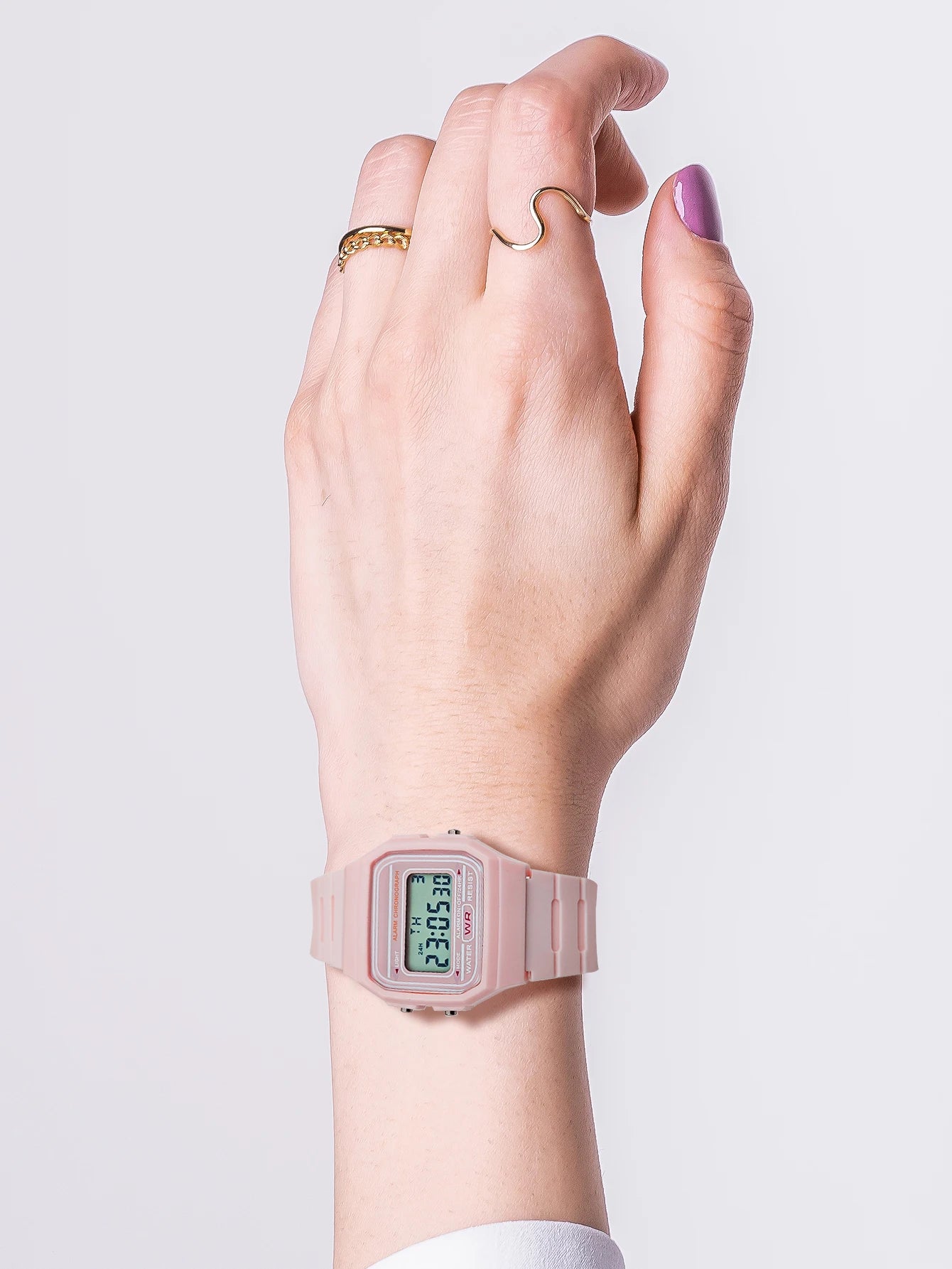 Women Men Digital Electronic LED Watch Multifunctional Outdoor