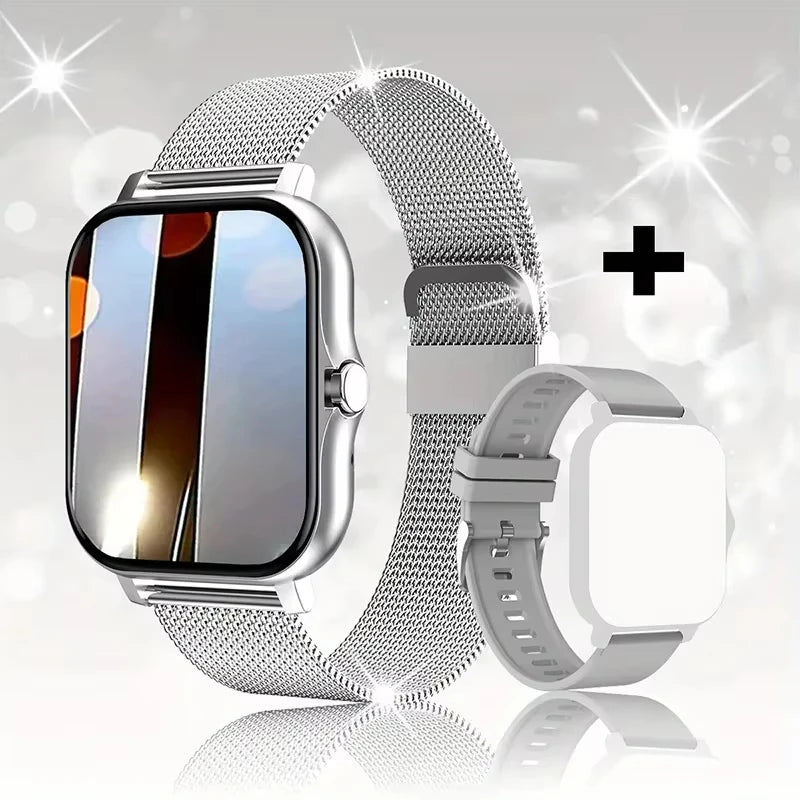 LAXASFIT Heart Rate Monitor Sports Fitness Smart Watch for Men Women