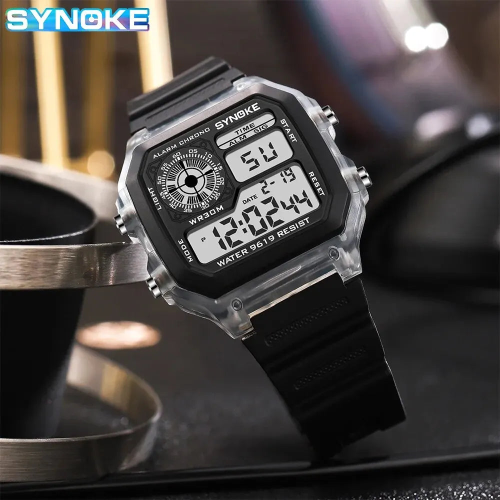 SYNOKE Digital  Men and Women Sport Watch