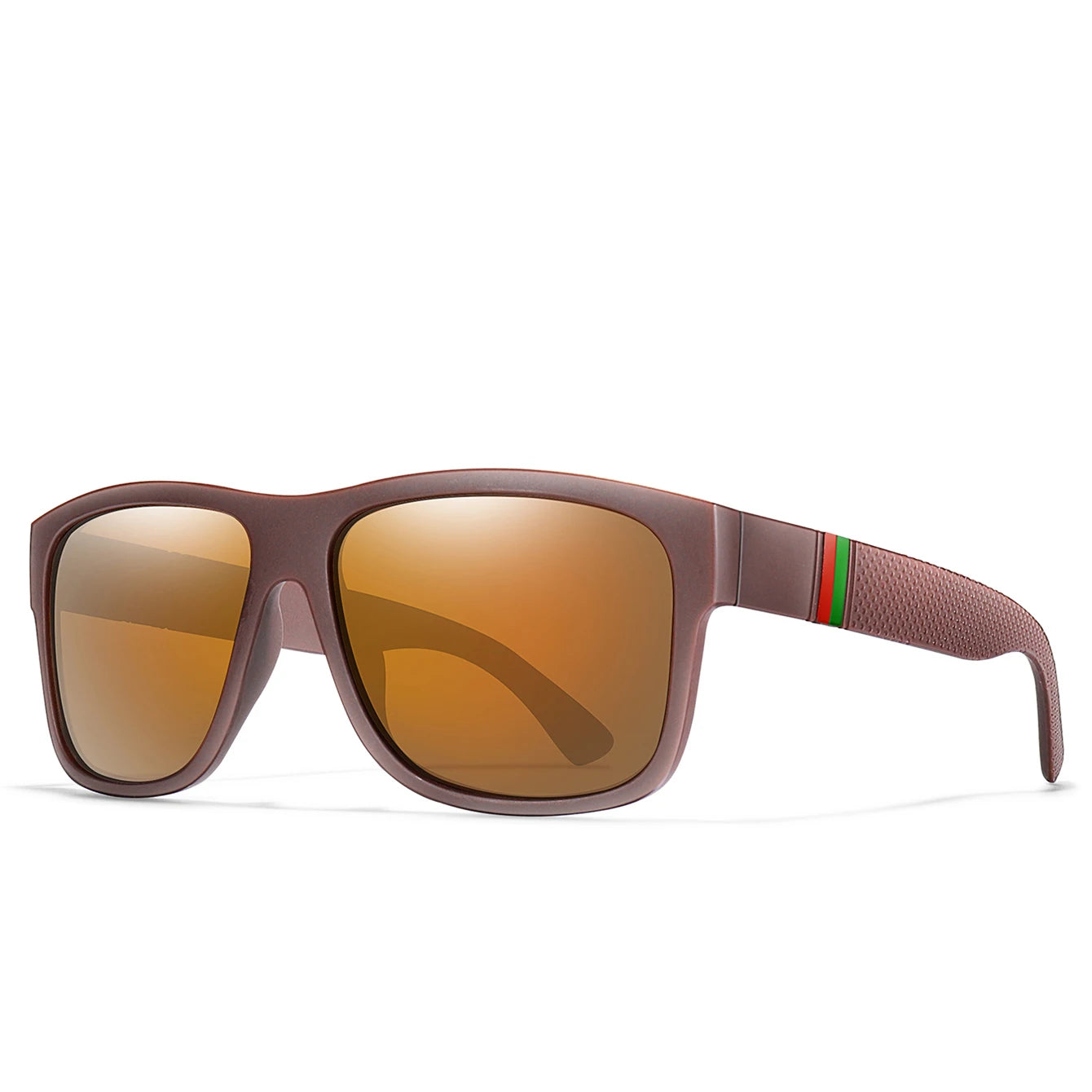 Classic Men Square Polarized  Sunglasses for Outdoor Driving Cycling Running Goggles Vintage Large Frame UV400