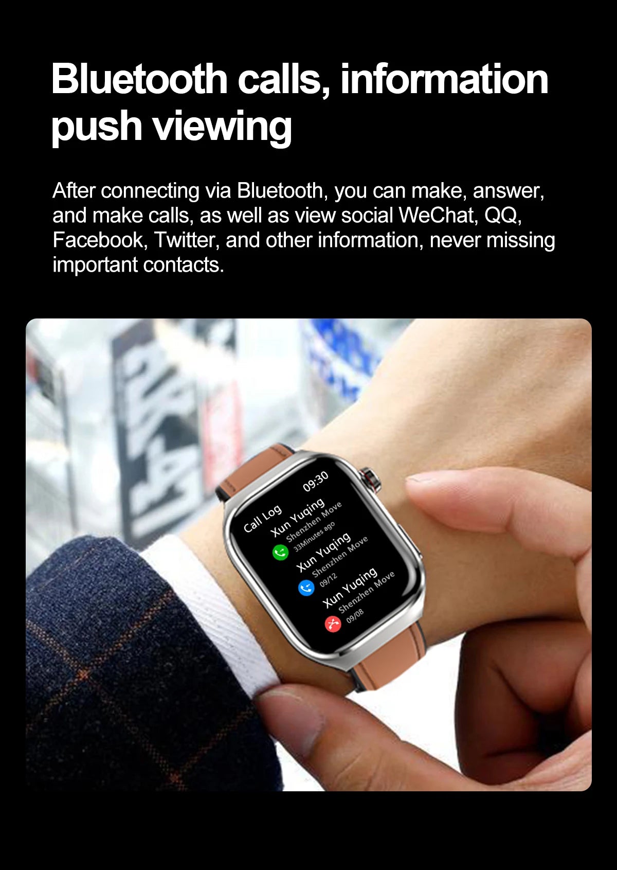 Xiaomi Five organ examination Smart Watch Men Women ECG+PPG Uric Acid Blood Fat