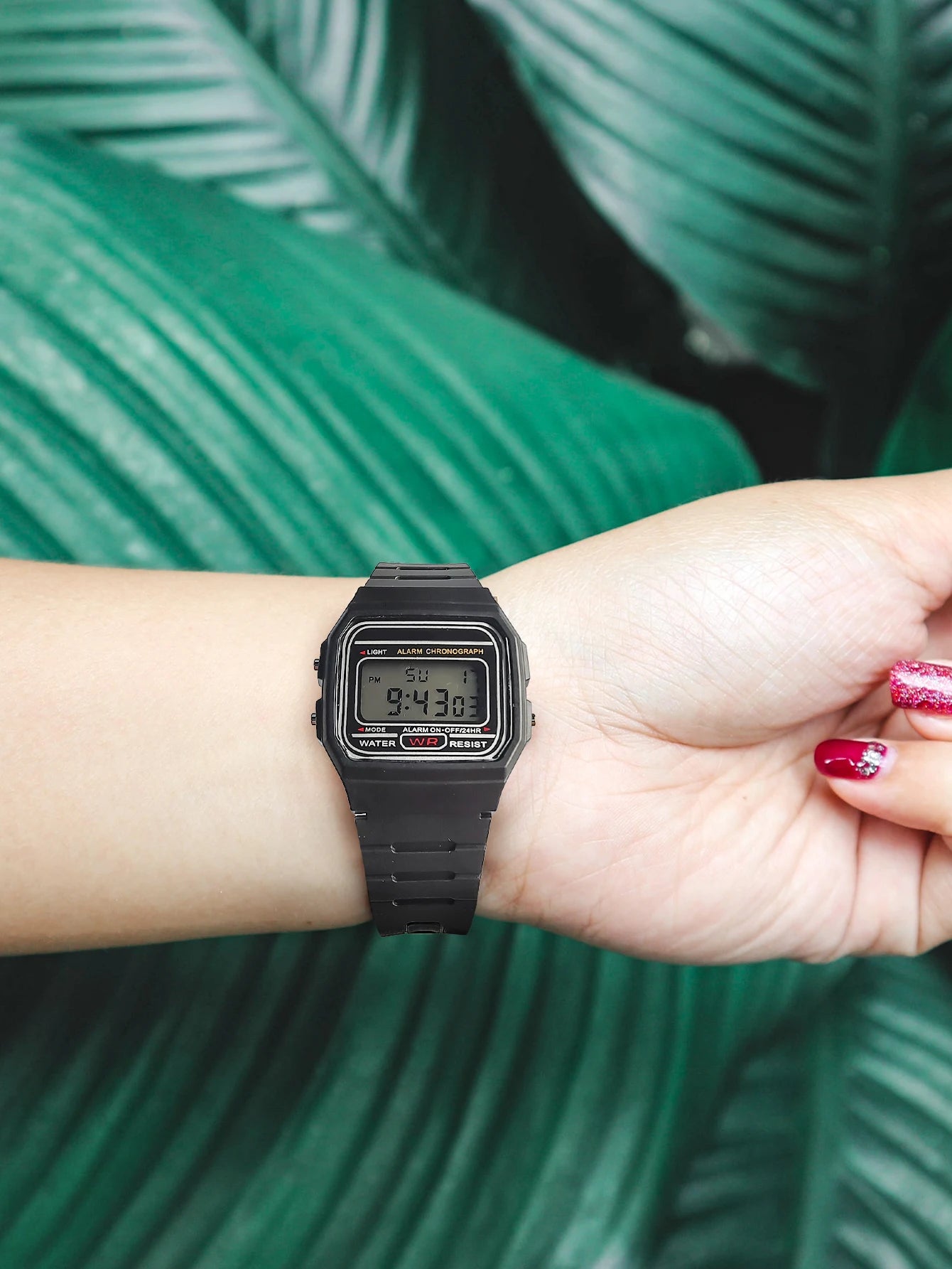 Women Men Digital Electronic LED Watch Multifunctional Outdoor