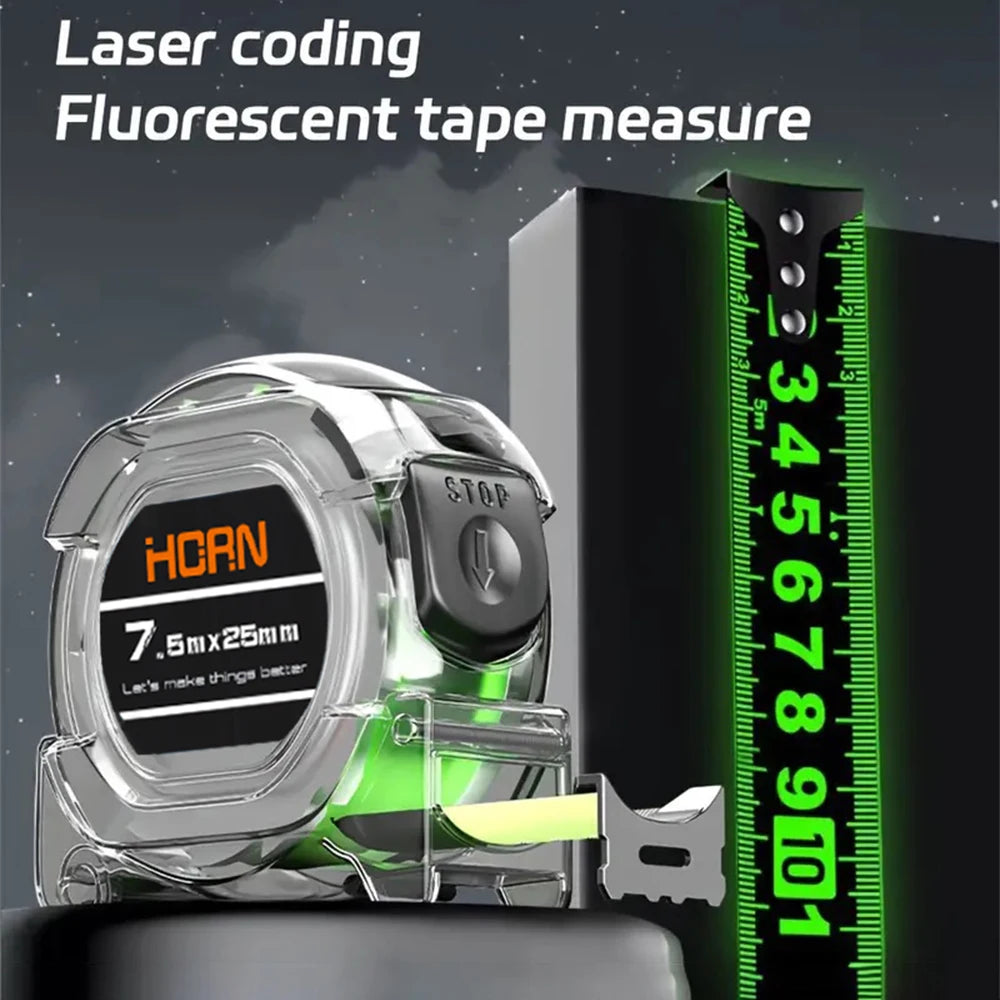 Precision Fluorescent Measure Tape Waterproof And Wear-Resistant Multipurpose
