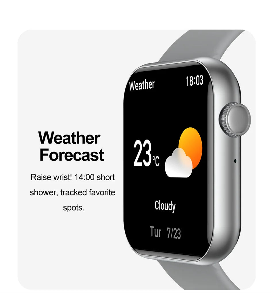 Jooeniok Men's Smartwatch 100+ Sports Mode Health Monitoring