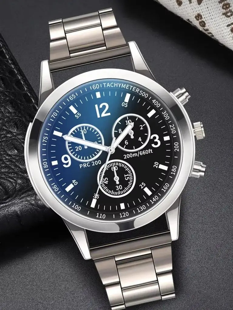 2 PCS Men Fashion Business Watches