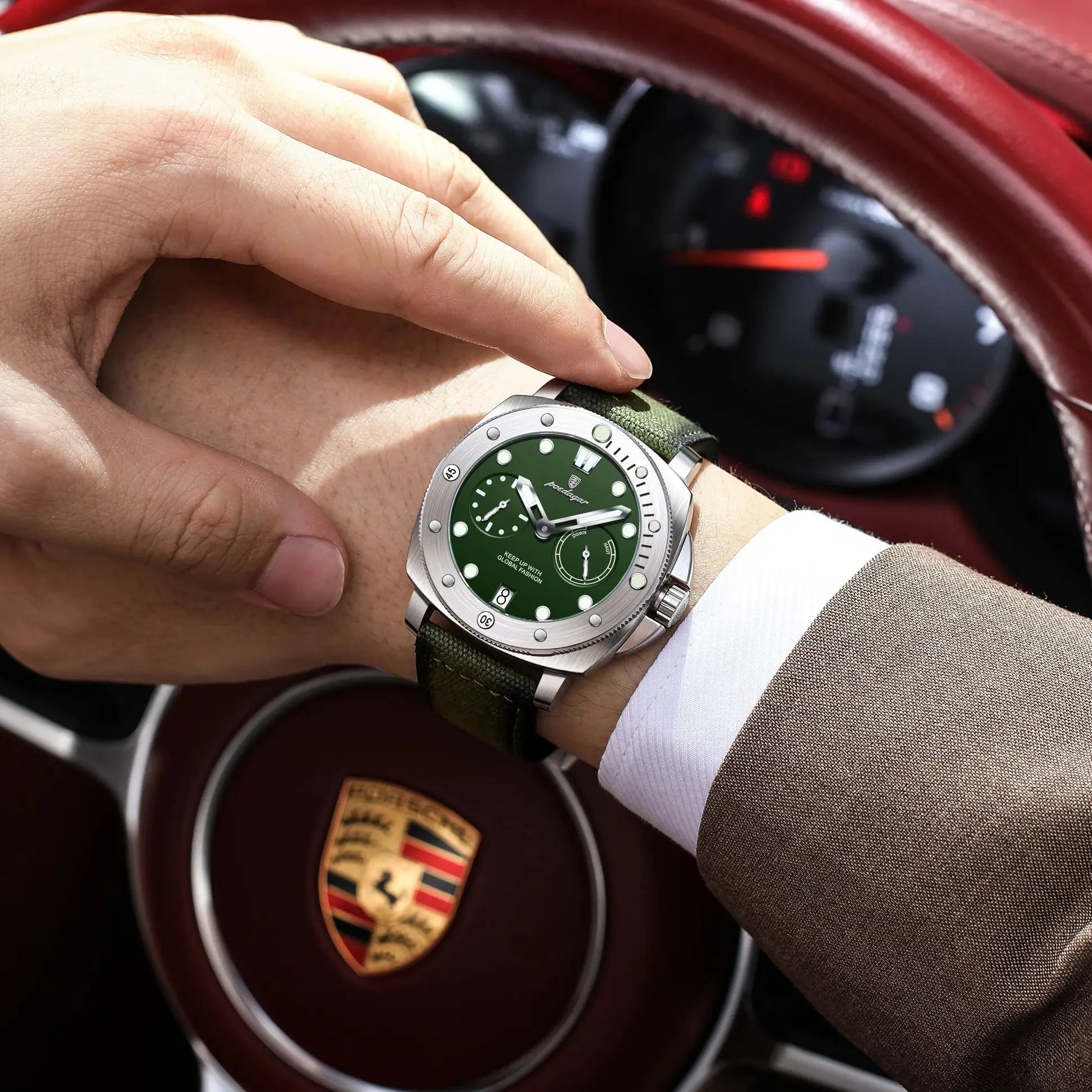 POEDAGAR High Quality Military Watch For Man Waterproof Luminous Date