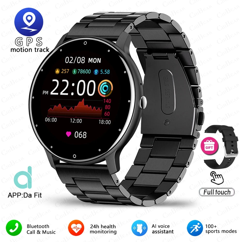 Men Women Sports Fitness Ultra Light Smartwatch Heart Rate