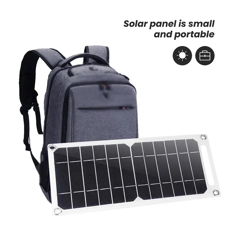 Portable 35W 5V Solar Panel Plate Charger With USB Safe Stabilize