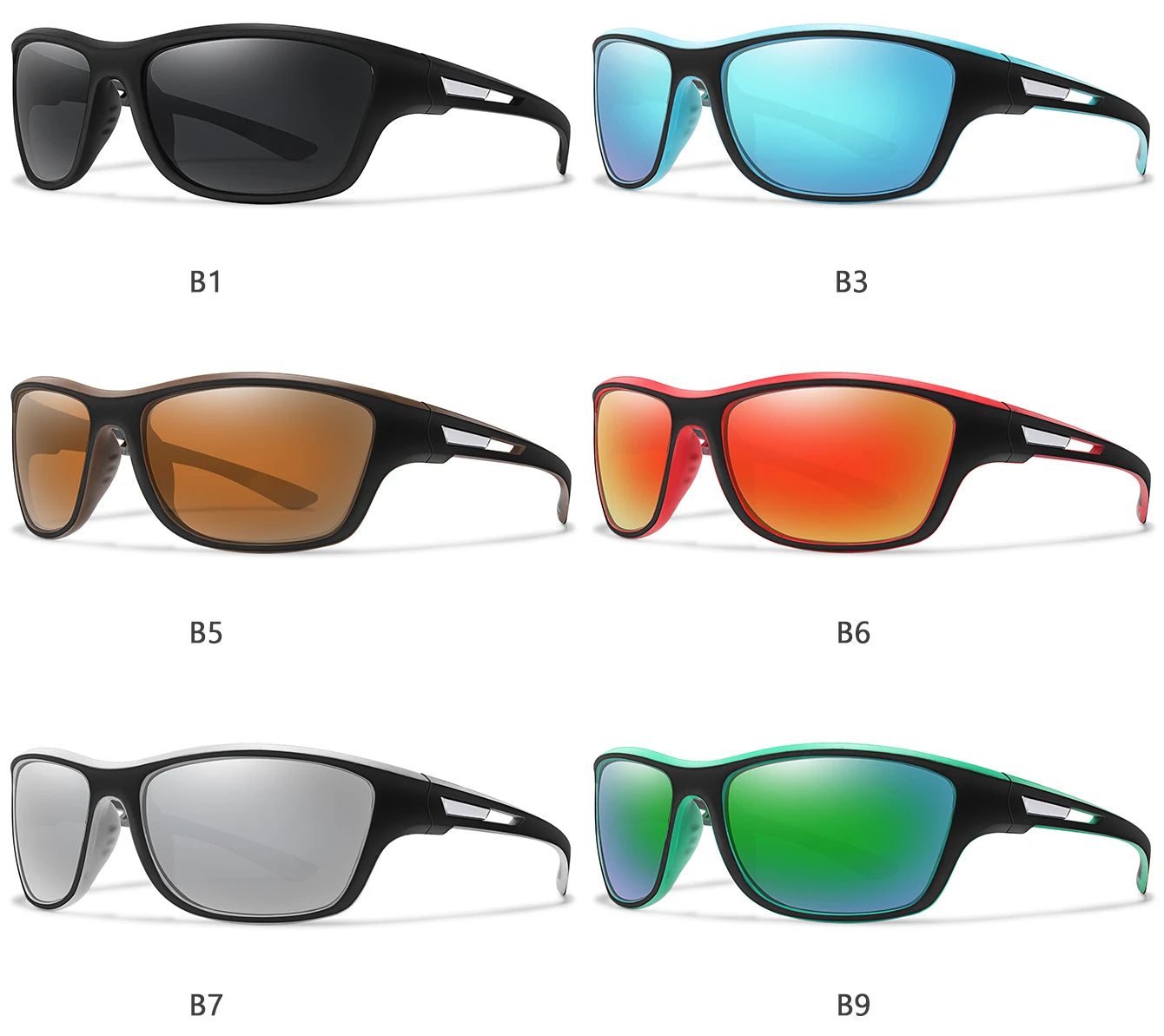 Polarized Sunglasses Cycling Driving Hiking Anti-glare UV400 for Men Women