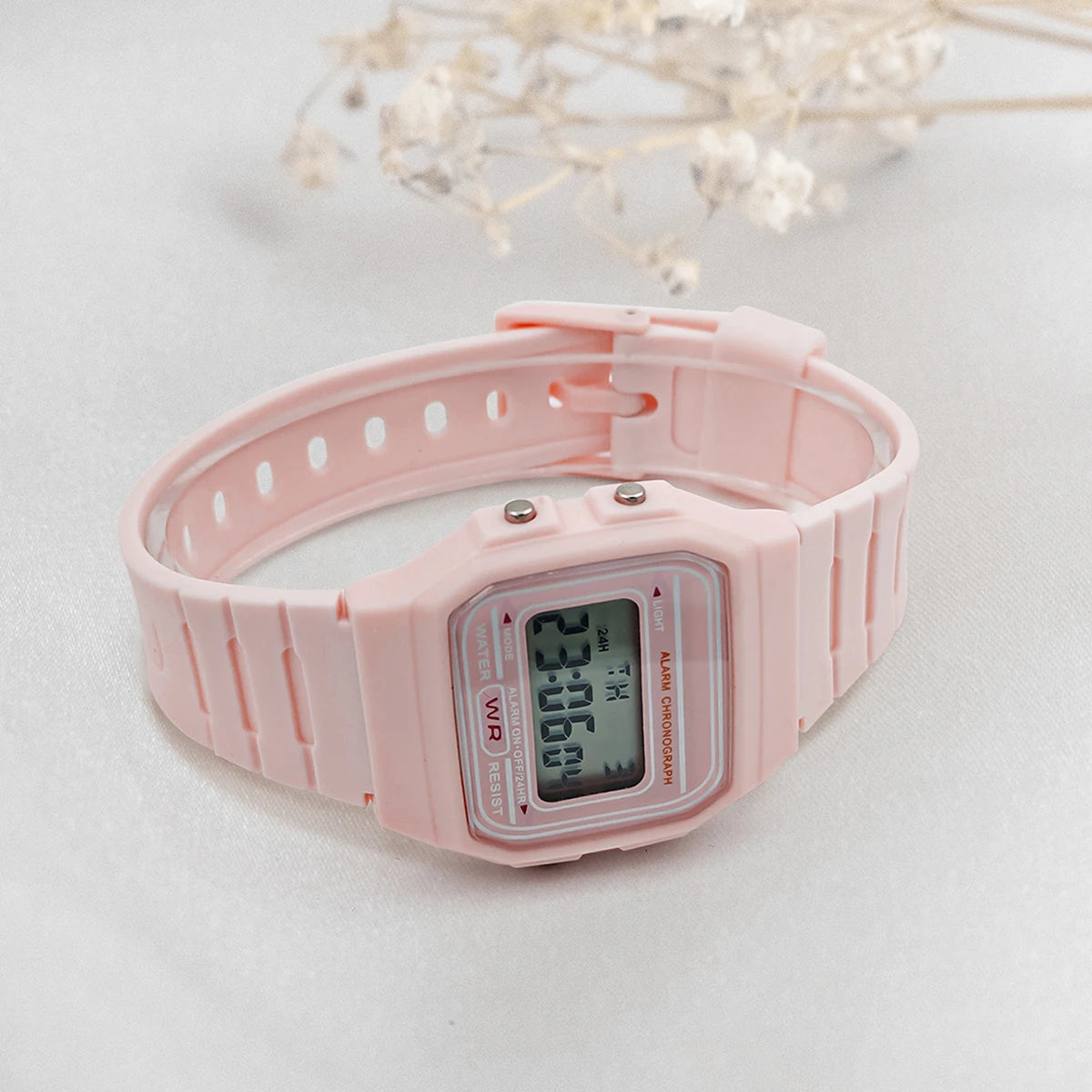 Women Men Digital Electronic LED Watch Multifunctional Outdoor