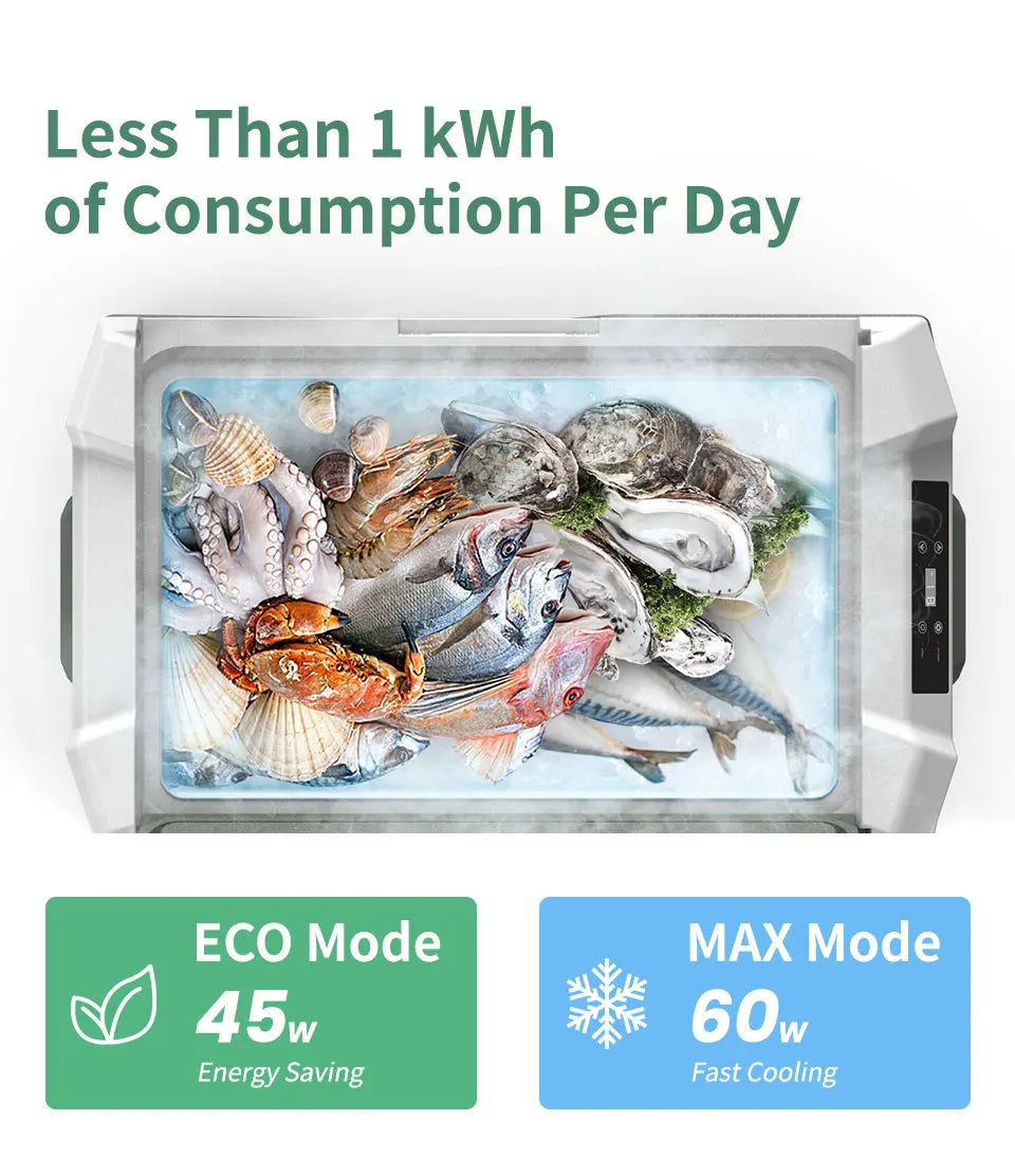 ALPICOOL: Car Refrigerator 12V Compressor Fridge Freezer 12/24V DC 100-240V AC Portable Cooler for Camping Travel 25L, 35L, 45L
