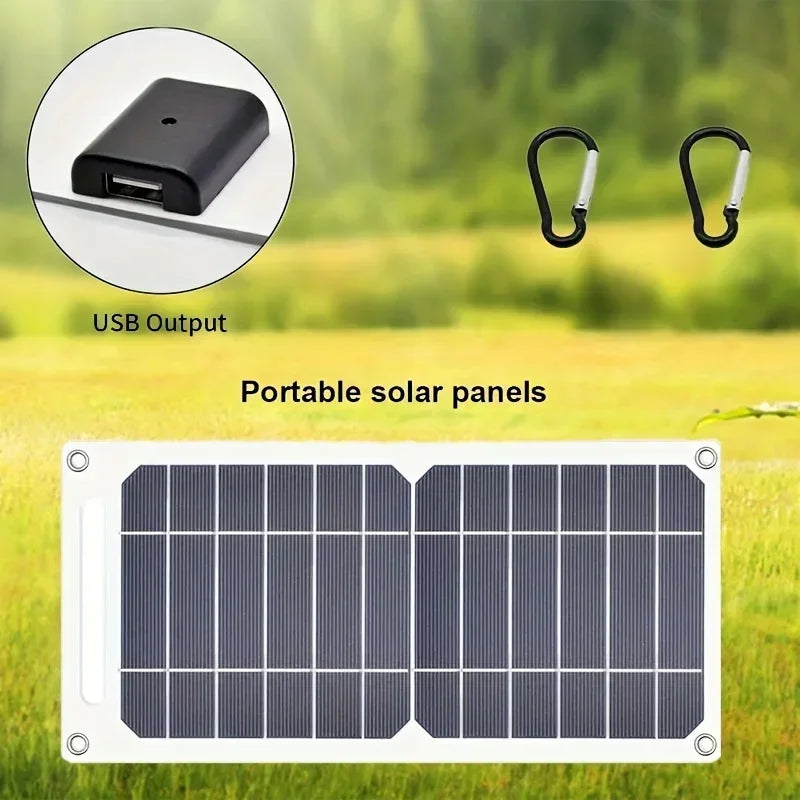 Portable 35W 5V Solar Panel Plate Charger With USB Safe Stabilize