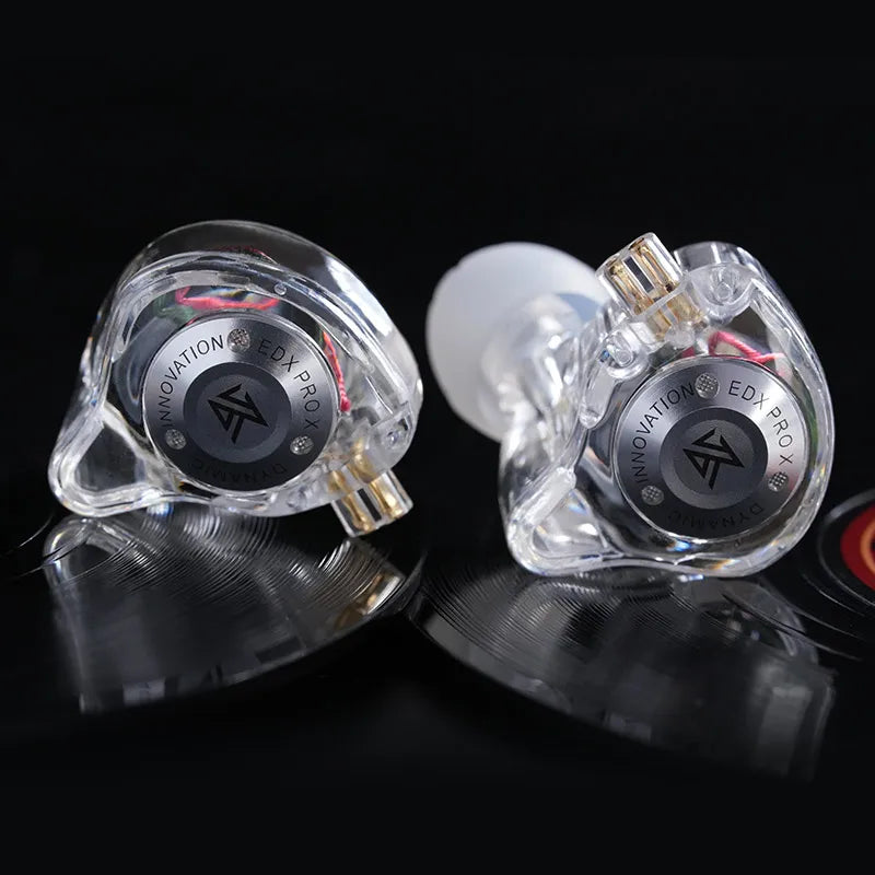 KZ EDX PRO X In Ear Dynamic Drive  HIFI Bass Music Earbud Sport Noise Cancelling Earphone