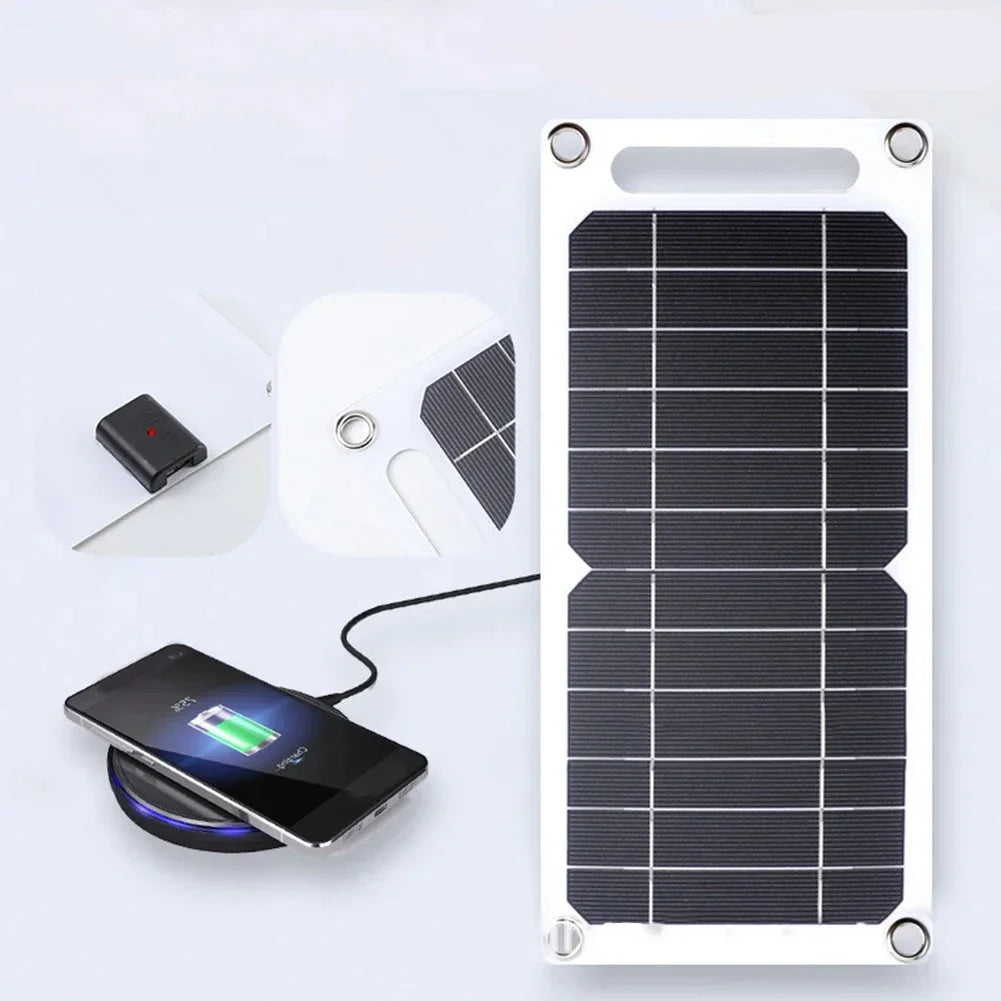 Portable 35W 5V Solar Panel Plate Charger With USB Safe Stabilize