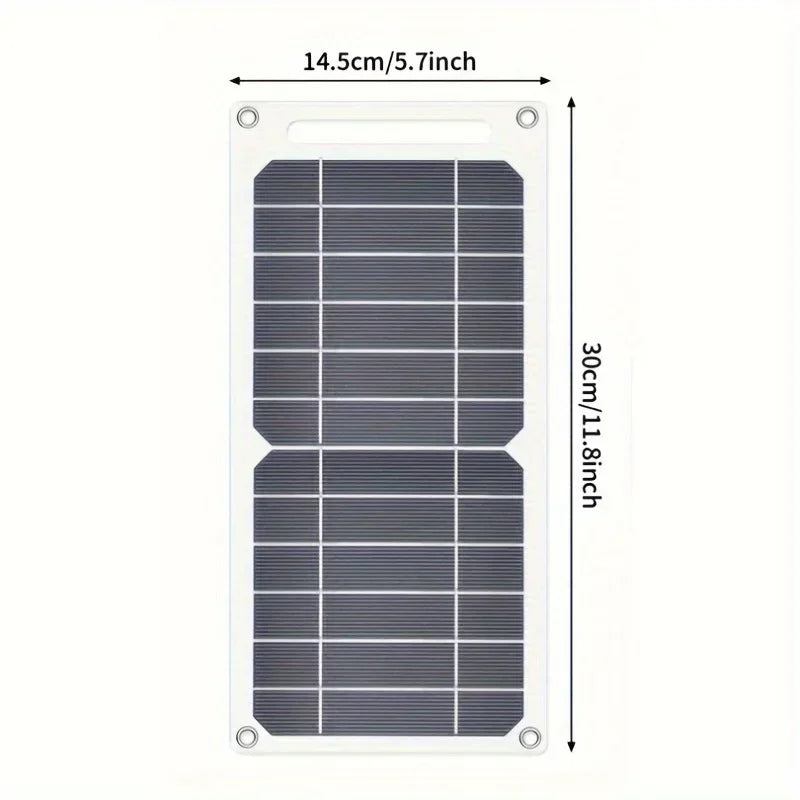 Portable 35W 5V Solar Panel Plate Charger With USB Safe Stabilize