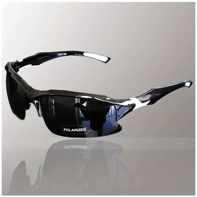 Outdoor Polarized Fashionable Sports Glasses for Men and Women, Windproof Suitable for Baseball Running Golf and Driving