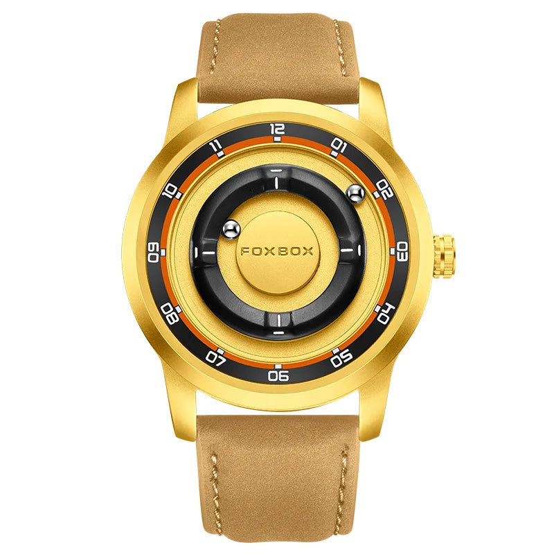 FOXBOX Military Magnetic Luxury Fashion Watch Men Waterproof
