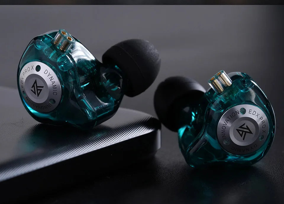KZ EDX PRO X In Ear Dynamic Drive  HIFI Bass Music Earbud Sport Noise Cancelling Earphone