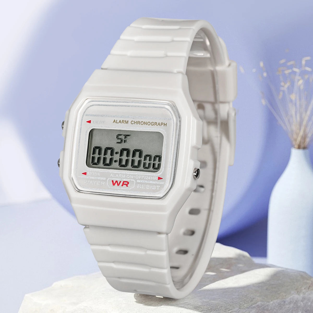 Women Men Digital Electronic LED Watch Multifunctional Outdoor