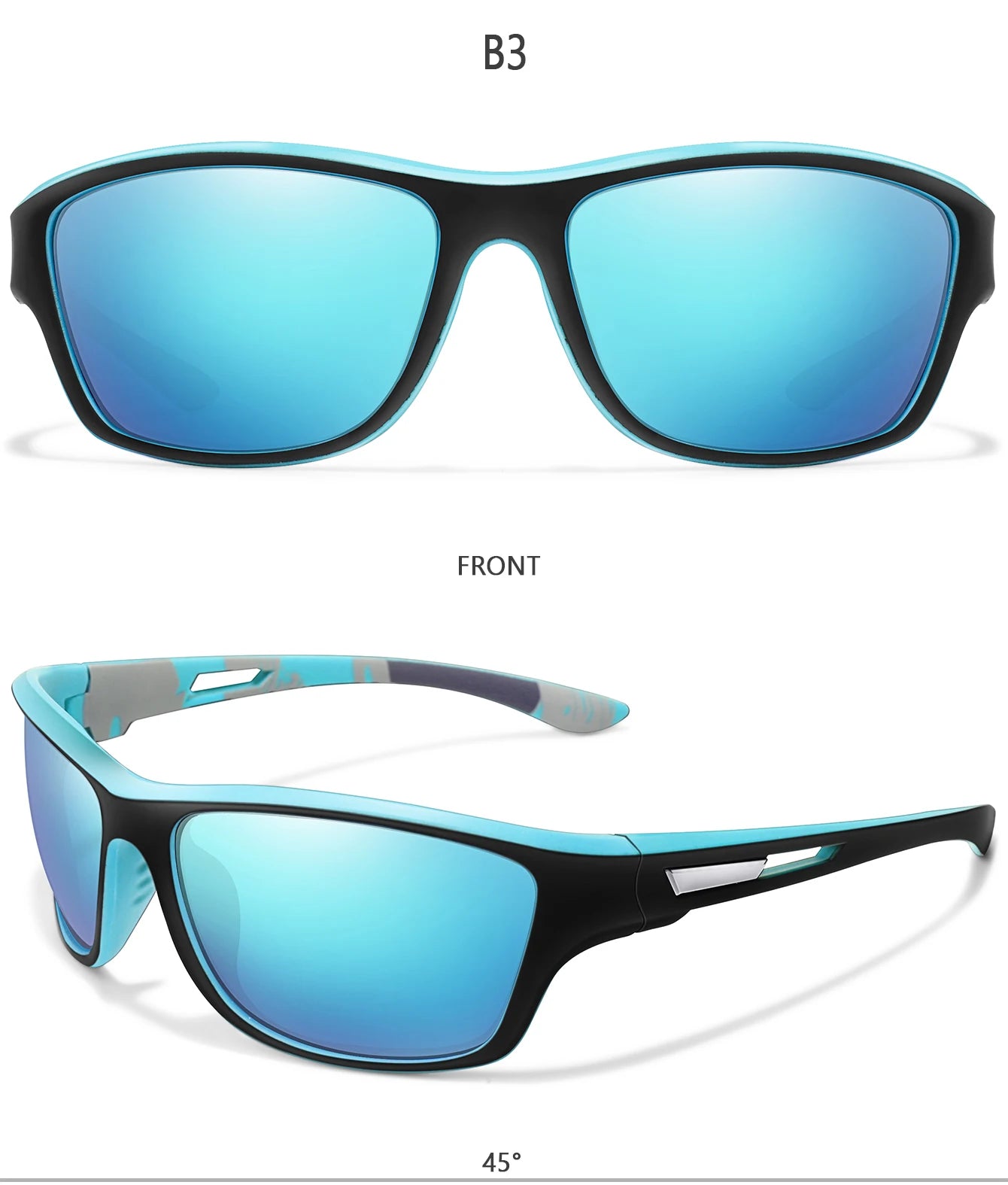 Polarized Sunglasses Cycling Driving Hiking Anti-glare UV400 for Men Women