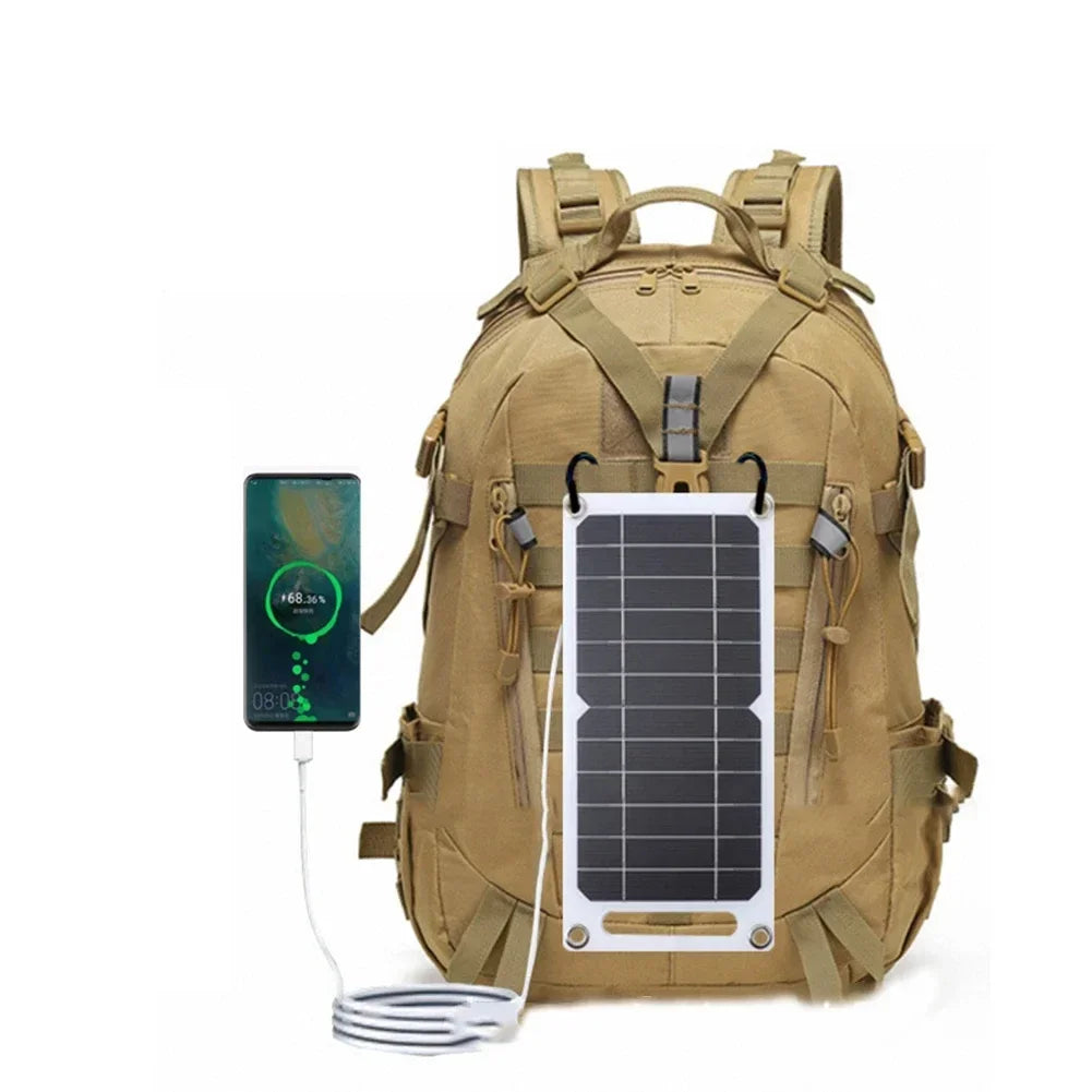 Portable 35W 5V Solar Panel Plate Charger With USB Safe Stabilize