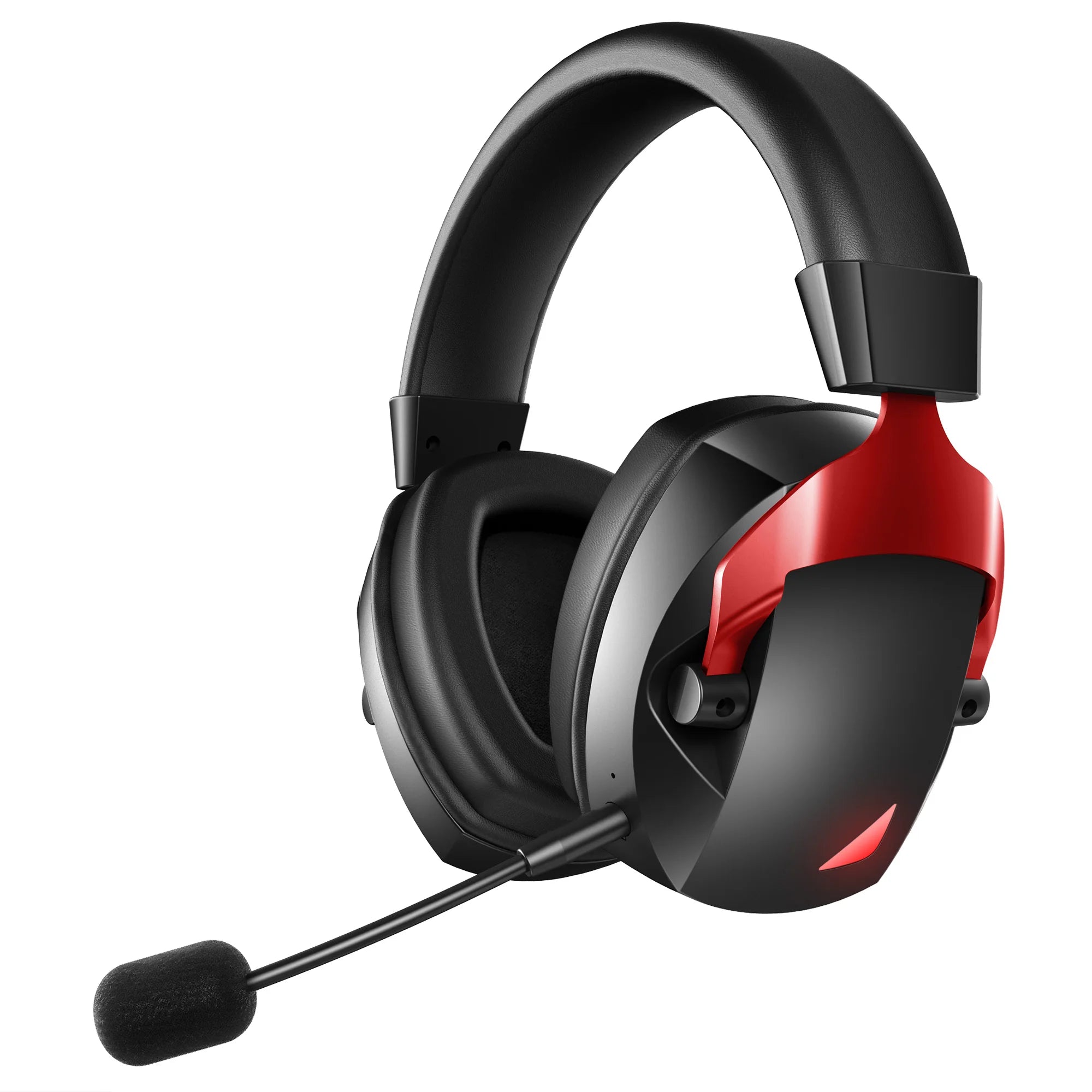 ACINACI Wireless Gaming Headset with Detachable Noise Cancelling Microphone,2.4G Bluetooth-USB-3.5mm Wired Jack 3 Modes for Multi-device
