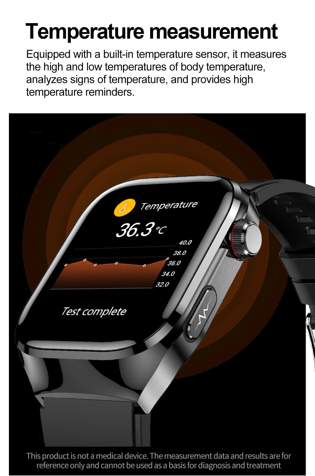Xiaomi Five organ examination Smart Watch Men Women ECG+PPG Uric Acid Blood Fat