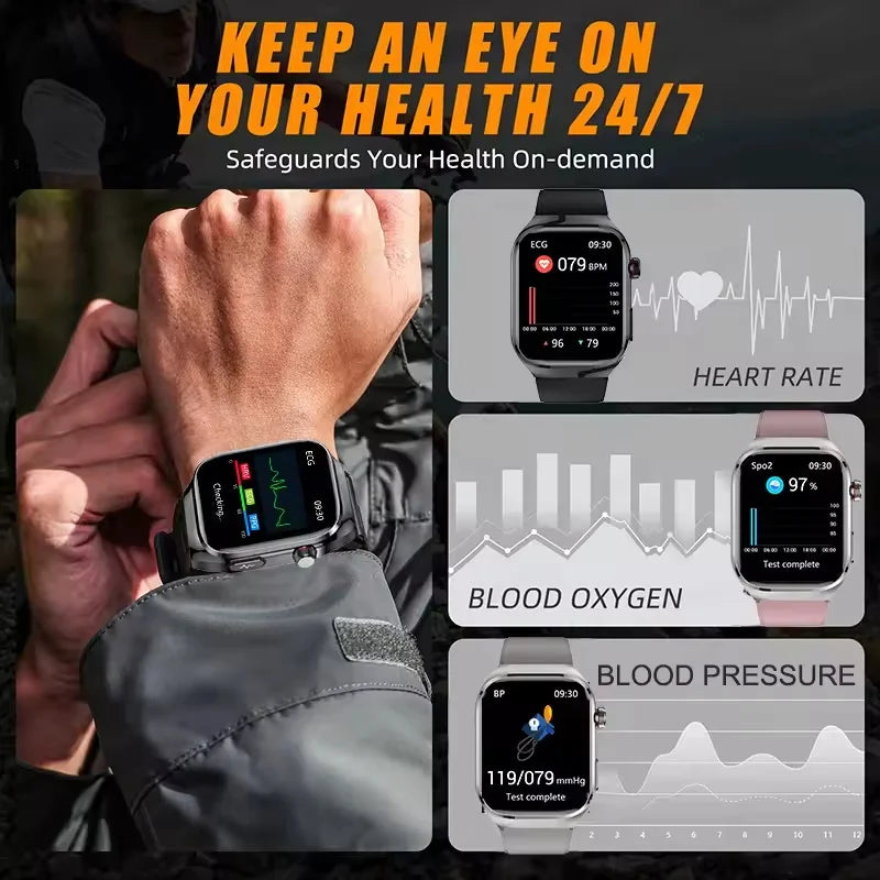 Xiaomi Five organ examination Smart Watch Men Women ECG+PPG Uric Acid Blood Fat