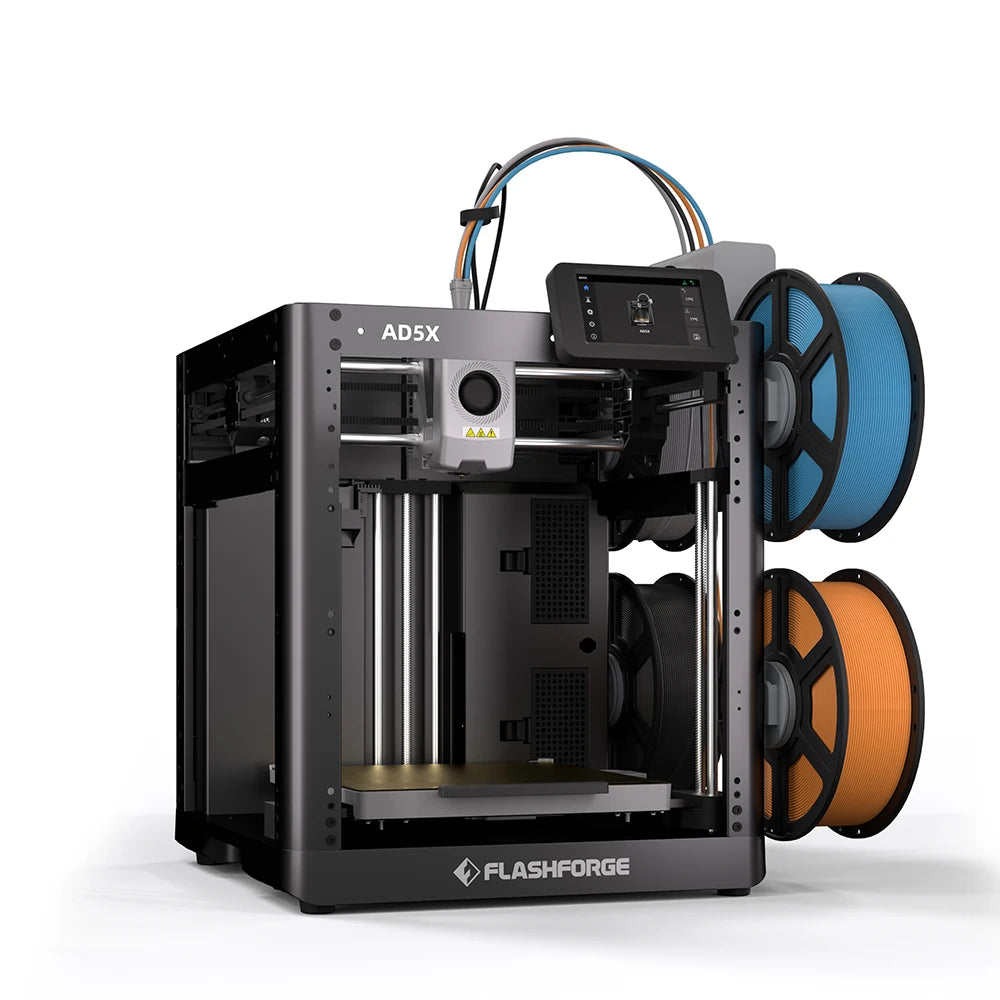FLASHFORGE AD5X 3d Printer Multi-Color Printing Intelligent Filament System One-Click Auto Leveling Group Control
