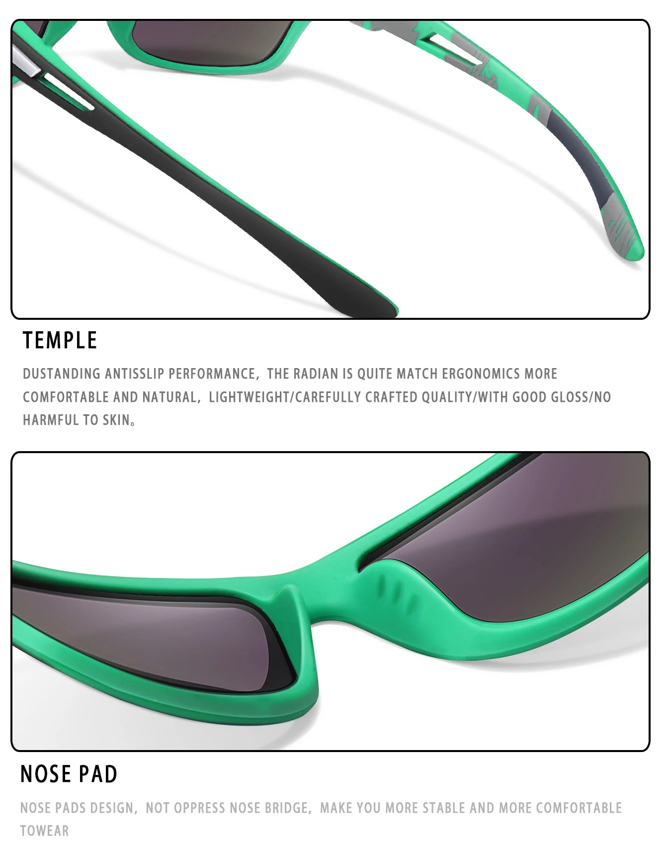 Polarized Sunglasses Cycling Driving Hiking Anti-glare UV400 for Men Women