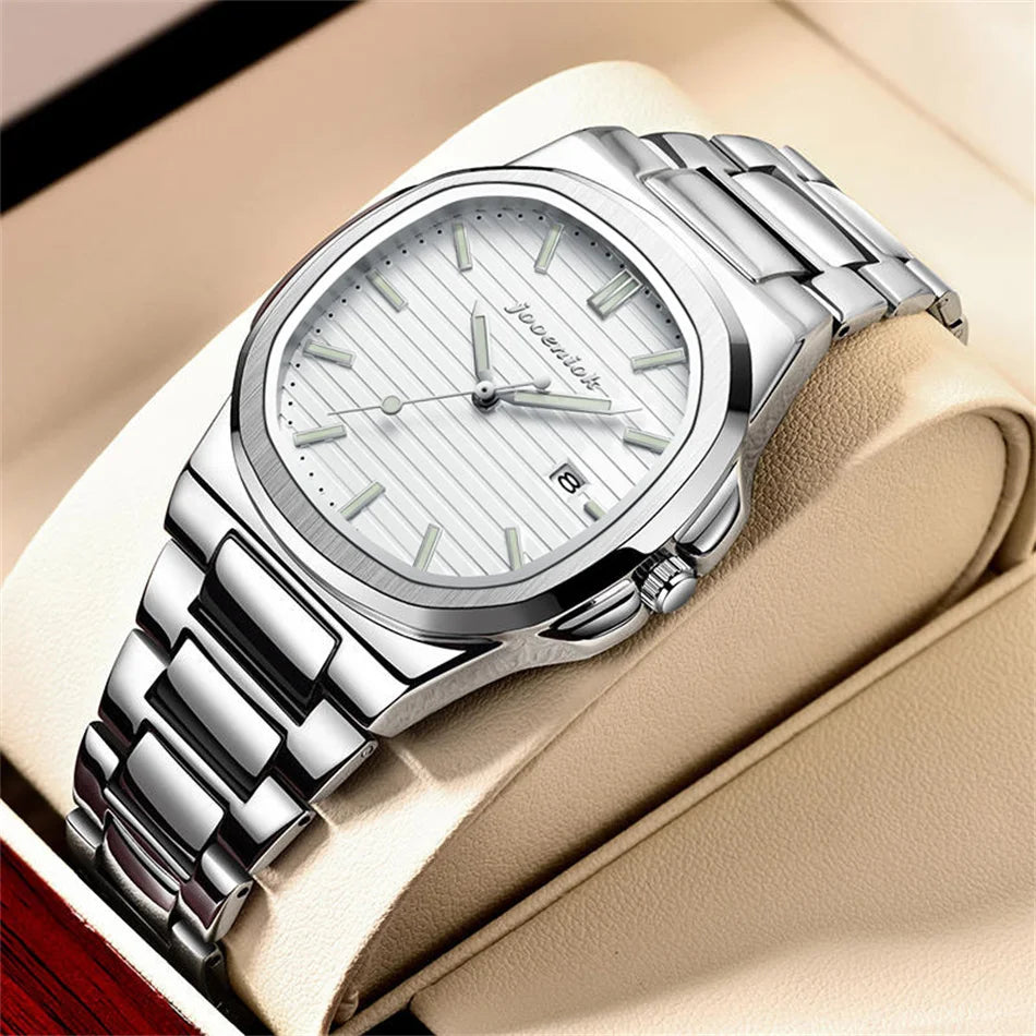 JOOENIOK Top Luxury Waterproof Luminous Men Watch