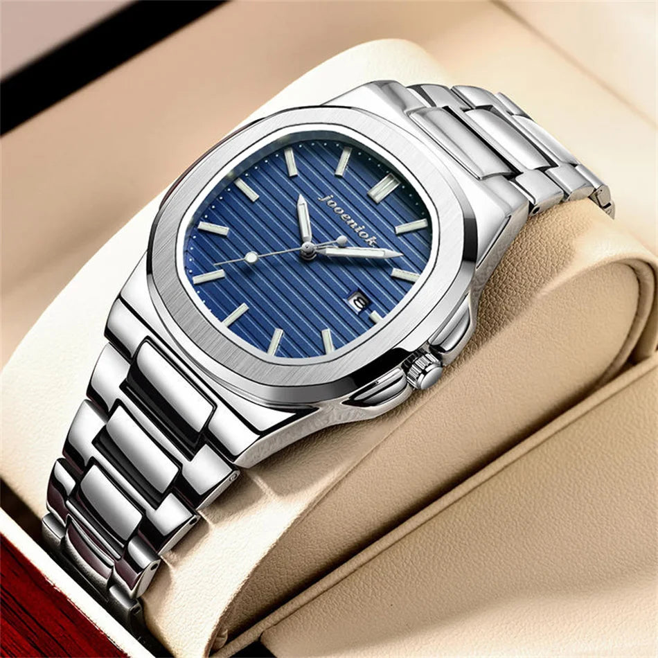 JOOENIOK Top Luxury Waterproof Luminous Men Watch