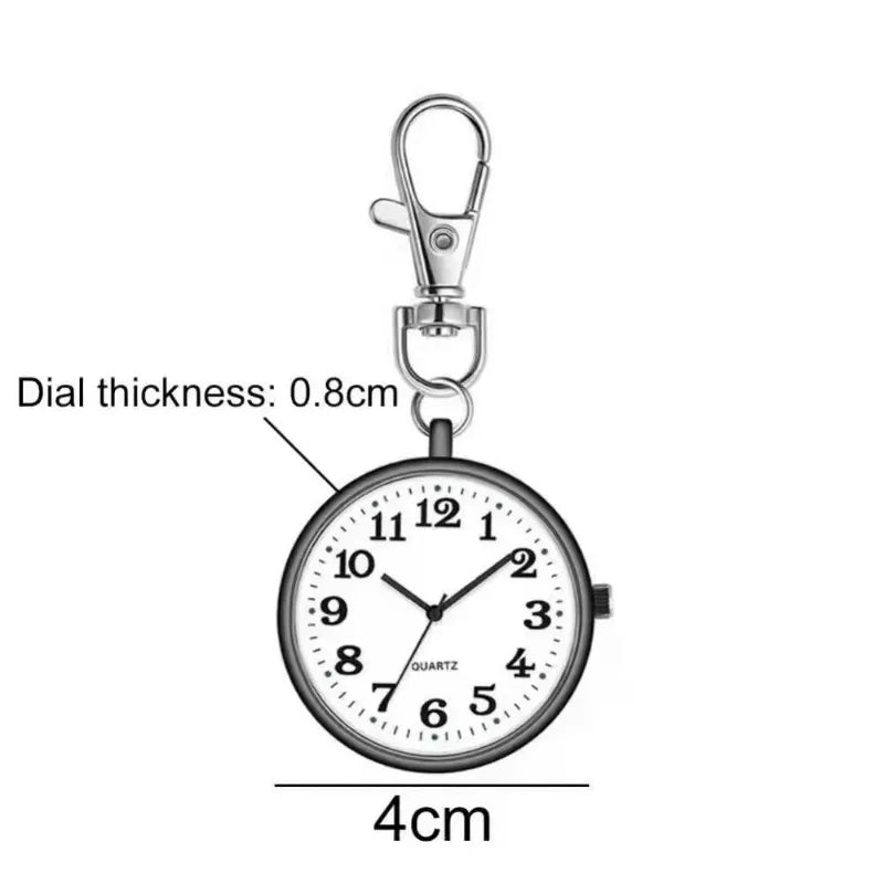 New Tiny Cute Pocket Watch with Keyring Men Women