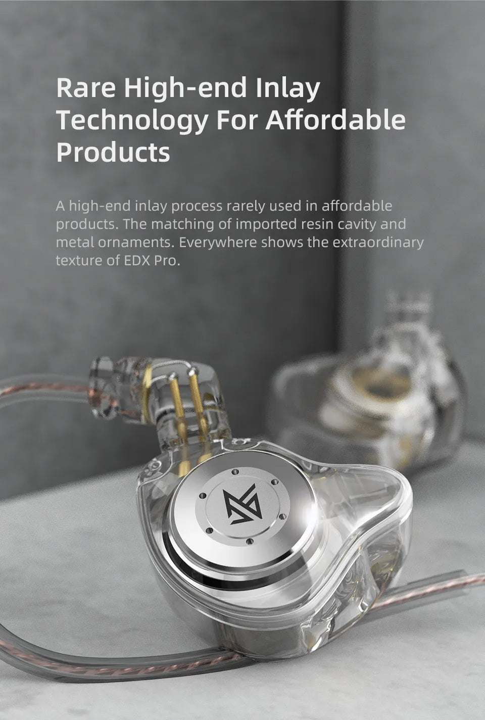 KZ PRO Dynamic HIFI Bass Earbuds In Sport - Noise Cancelling