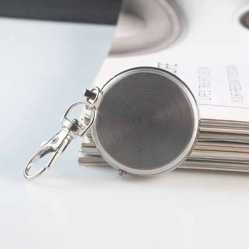 New Tiny Cute Pocket Watch with Keyring Men Women