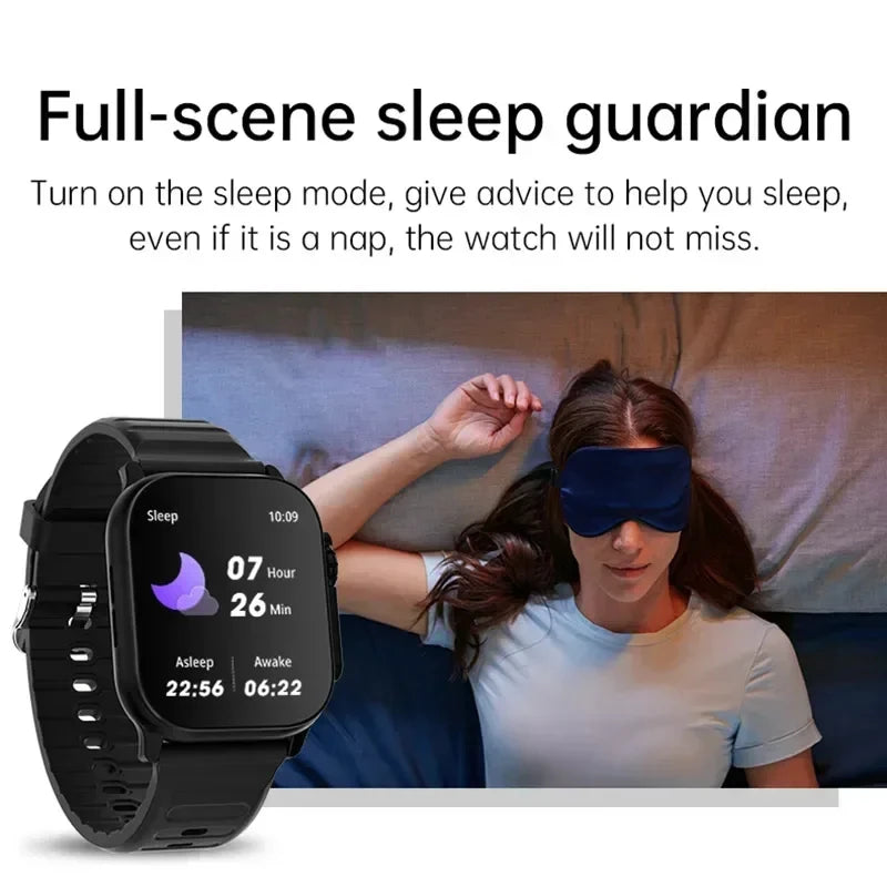LAXASFIT T900 Ultra Sport Smartwatch Heart Rate Monitor for Men Women
